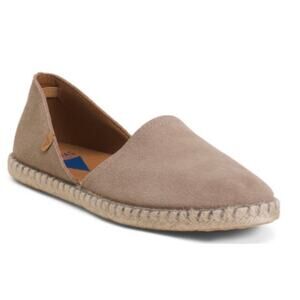 Elegant Taupe Suede Loafers